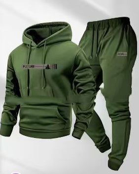 Women's Loose-fit Hoodie Jacket With Long Sleeves And Matching Pants