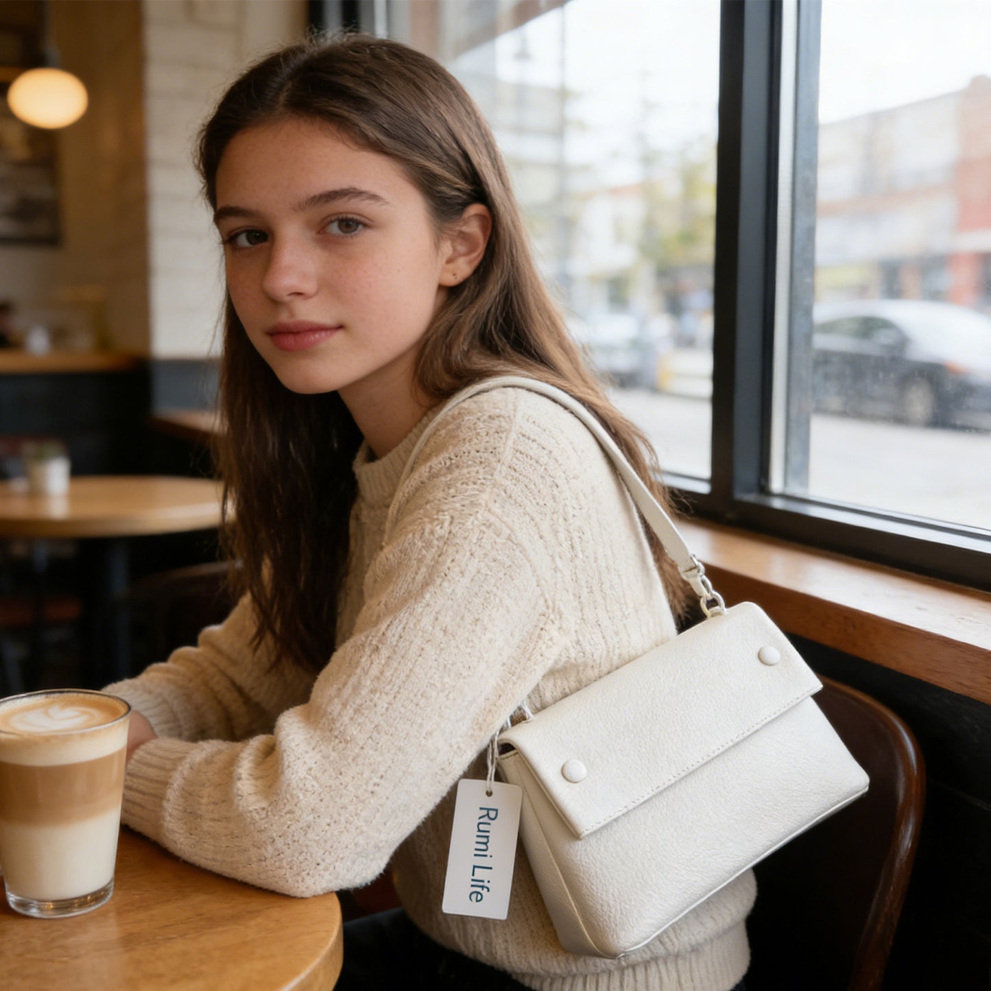 Simple Fashion Handbag-White
