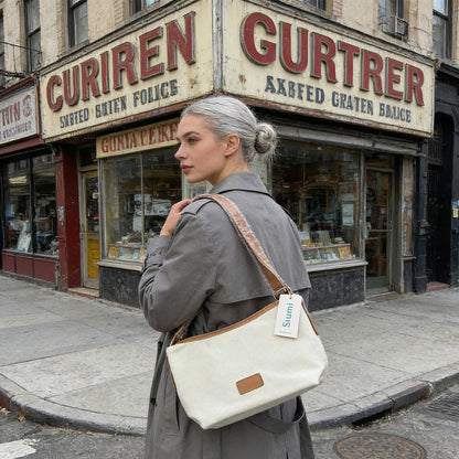 Simple Cross Body Bag-Coffee 1980
