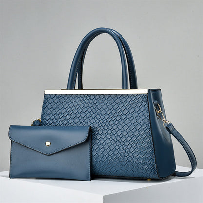 2 In 1 Bold Luxe Structured Handbag - Women's Fashion PU Handbag Custom Made Shoulder Bags Woman Handbag Bag
