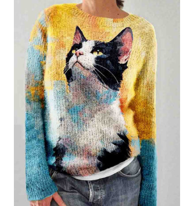 Women's Sweater Pattern Pullover Casual