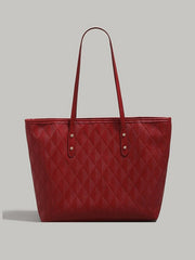 Textured Leather Tote Bag