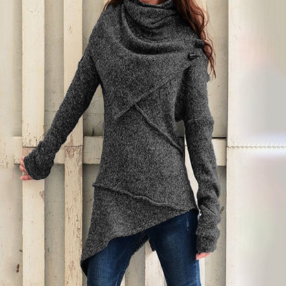 Long sleeve sweater coat