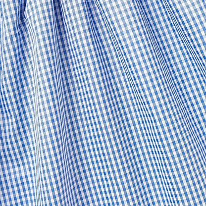 Baby Girls 4th Of July Dress Gingham American Flag White Blue Color Block Independence Day Dresses