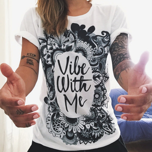 3D printed milk silk tatoo T-shirt women's variety