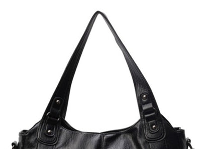 Handbag European And American Retro Solid Color Simple Texture