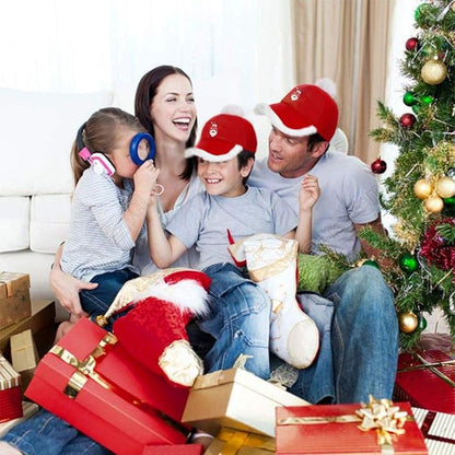 Merry Christmas Hat Unisex Vintage Adjustable Santa Baseball Cap