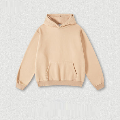 Men's Fashion Retro Velvet Padded Hooded Sweatshirt