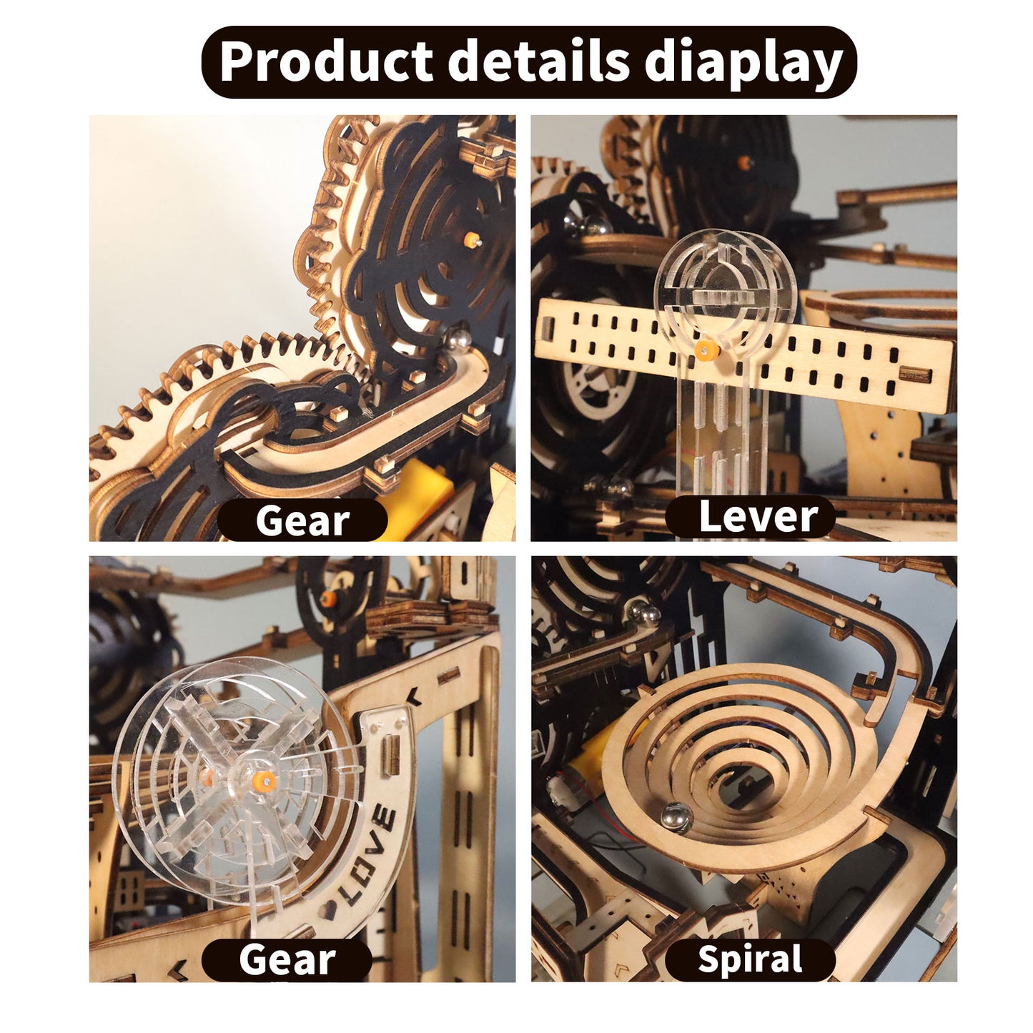 Sales Are Prohibited On The TEMU And SHEIN -MUSIC PARK 3d Wooden Puzzle Hand Whale Music Box Handmade Assembly Model Kit Holidays Birthdays Christmas Gifts