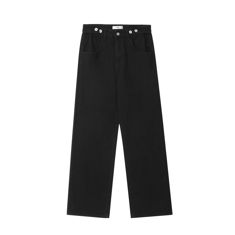 American Vintage Washed Jeans Men's High Street