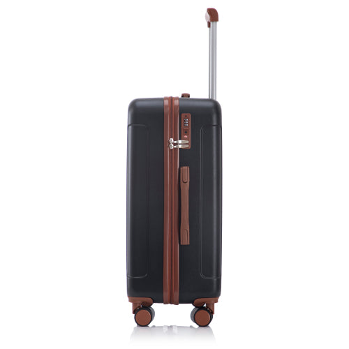 20 24 28 3 Pcs Set In ABS Spinner Wheel Luggage, Carry On Suitcase, Matching Color, TSA Combination Lock