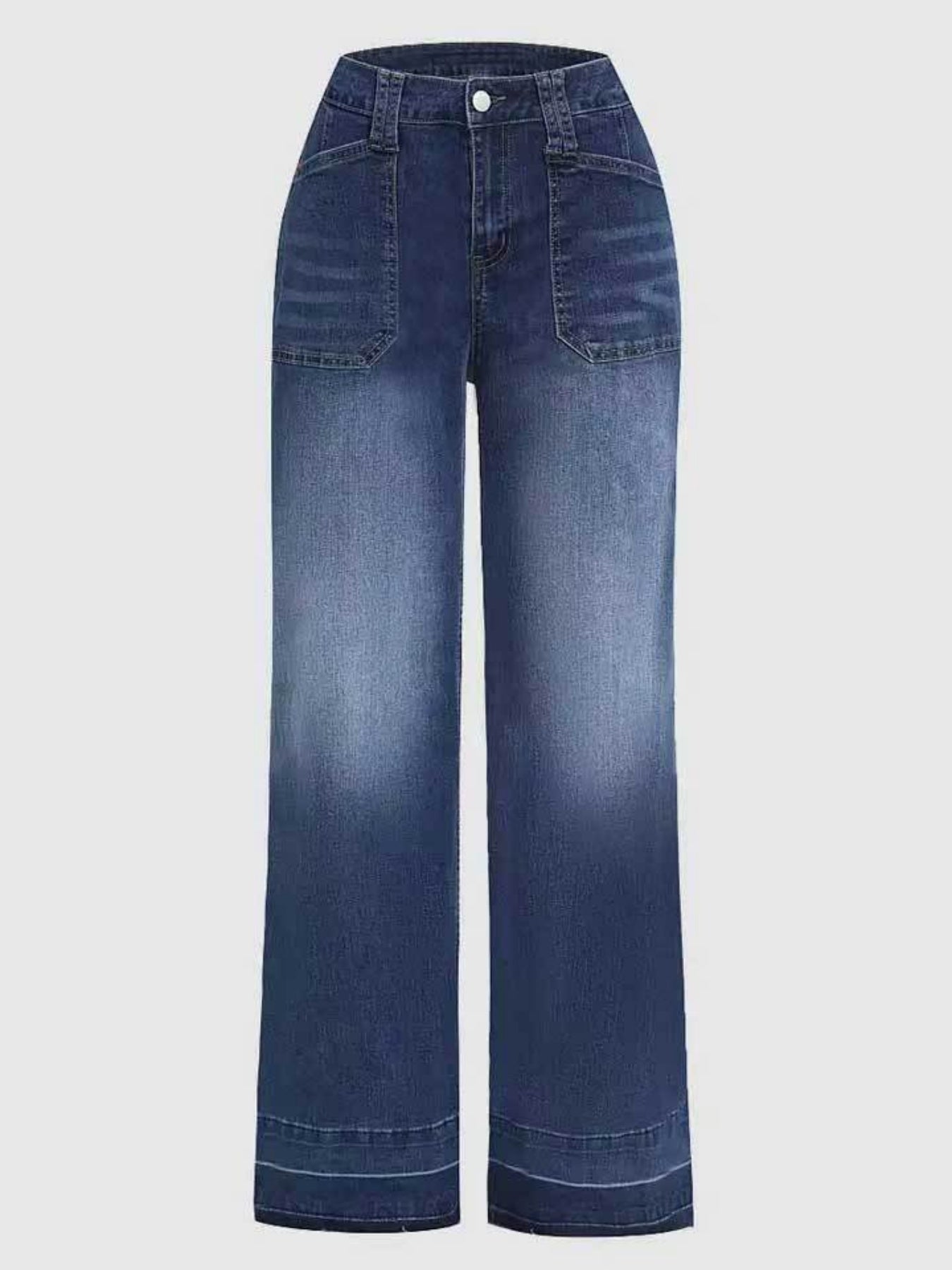 New Women’s Wide Leg Jeans, Autumn And Winter Outfits, Straight Leg Jeans, Mid Rise Jeans