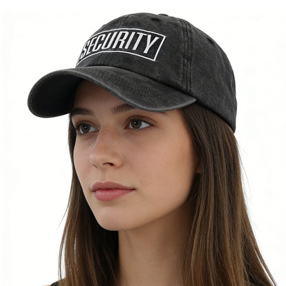 2pcs Security Hats For Men Women Security Accessories Baseball Cap