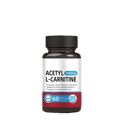 60 Tablets L-Carnitine Capsules ACETYL L-CARNITINE
