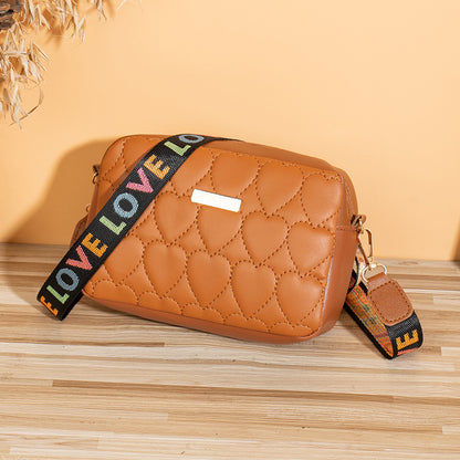 All-matching Casual Heart-shaped Embroidered Bag