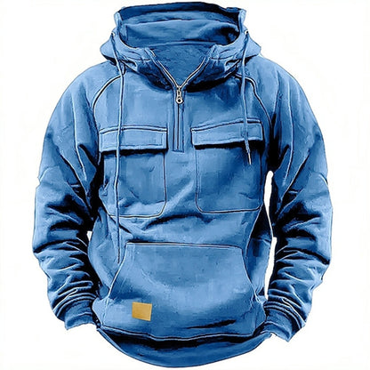 Men's Solid Color Casual Sweatshirt