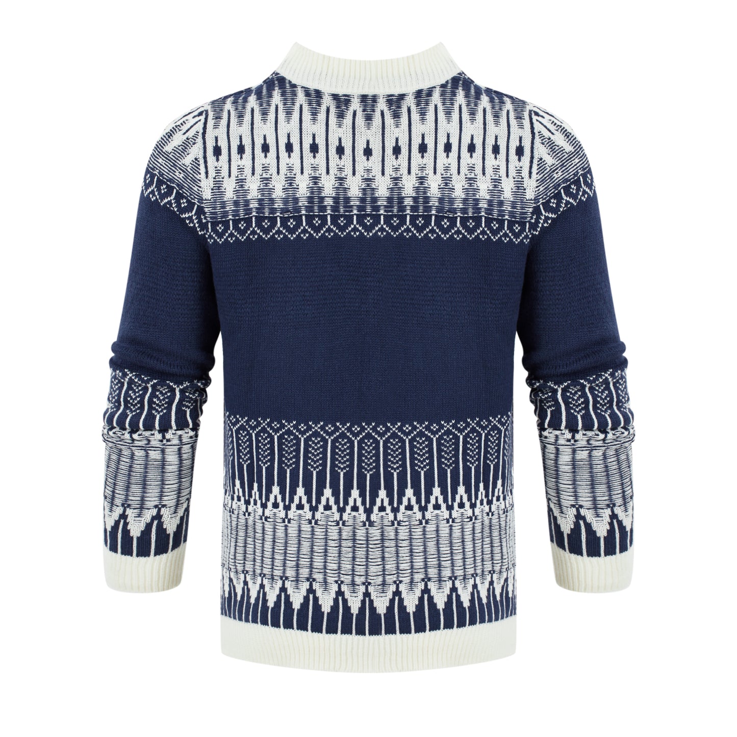Men's Knitted Sweater Fashion Long-sleeved Pullover Tops Fall And Winter Clothing