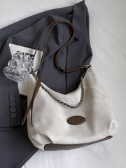 Chain Decor Casual Shoulder Bag