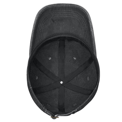 2pcs Knives Black Hat For Women Men, Adjustable Embroidered Wash Cotton Baseball Cap