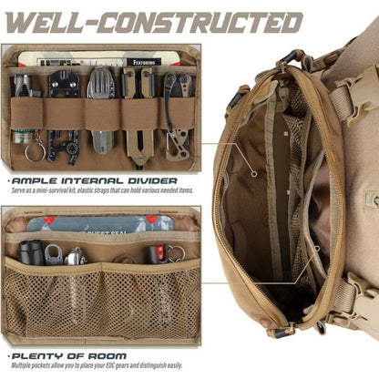Men's Outdoor Tactics Vest Jacket Bag
