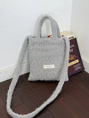 Solid Color Crossbody Bag