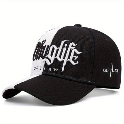 Embroidered Letter Double Stitching All-matching Sun Hat Peaked Cap