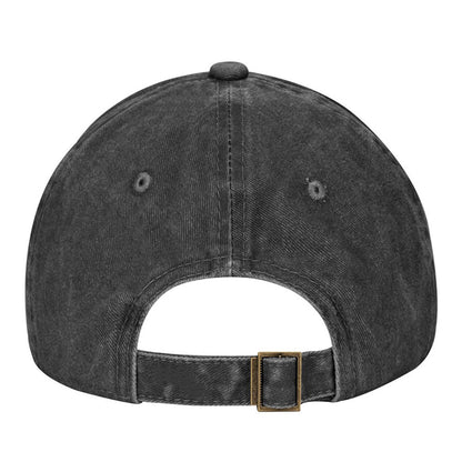 2pcs Knives Black Hat For Women Men, Adjustable Embroidered Wash Cotton Baseball Cap