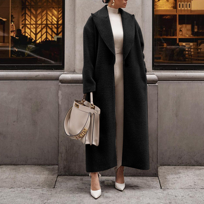 Warm Jacket Long-sleeved Lapel Women's Plush