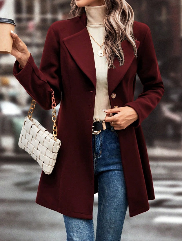 Fashion Solid Color Polo Sweater Autumn Clothes