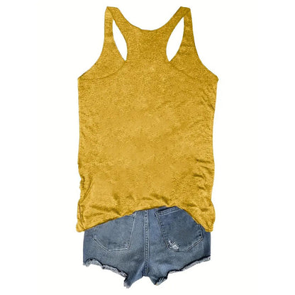 Women's 5-Pack Racerback Tank Tops Summer Casual Sleeveless Crew Neck Basics Vest