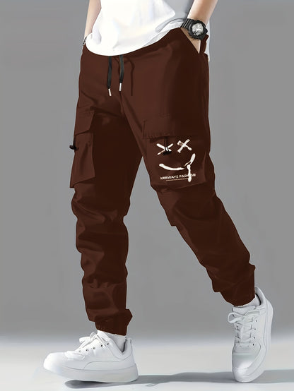 Straight Ankle Tied Wear-resistant Overalls Casual Pants