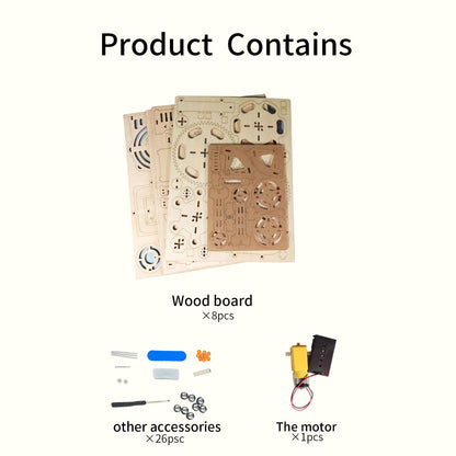 Sales Are Prohibited On The TEMU And SHEIN -MUSIC PARK 3d Wooden Puzzle Hand Whale Music Box Handmade Assembly Model Kit Holidays Birthdays Christmas Gifts