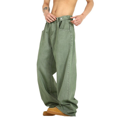 American Vintage Washed Jeans Men's High Street