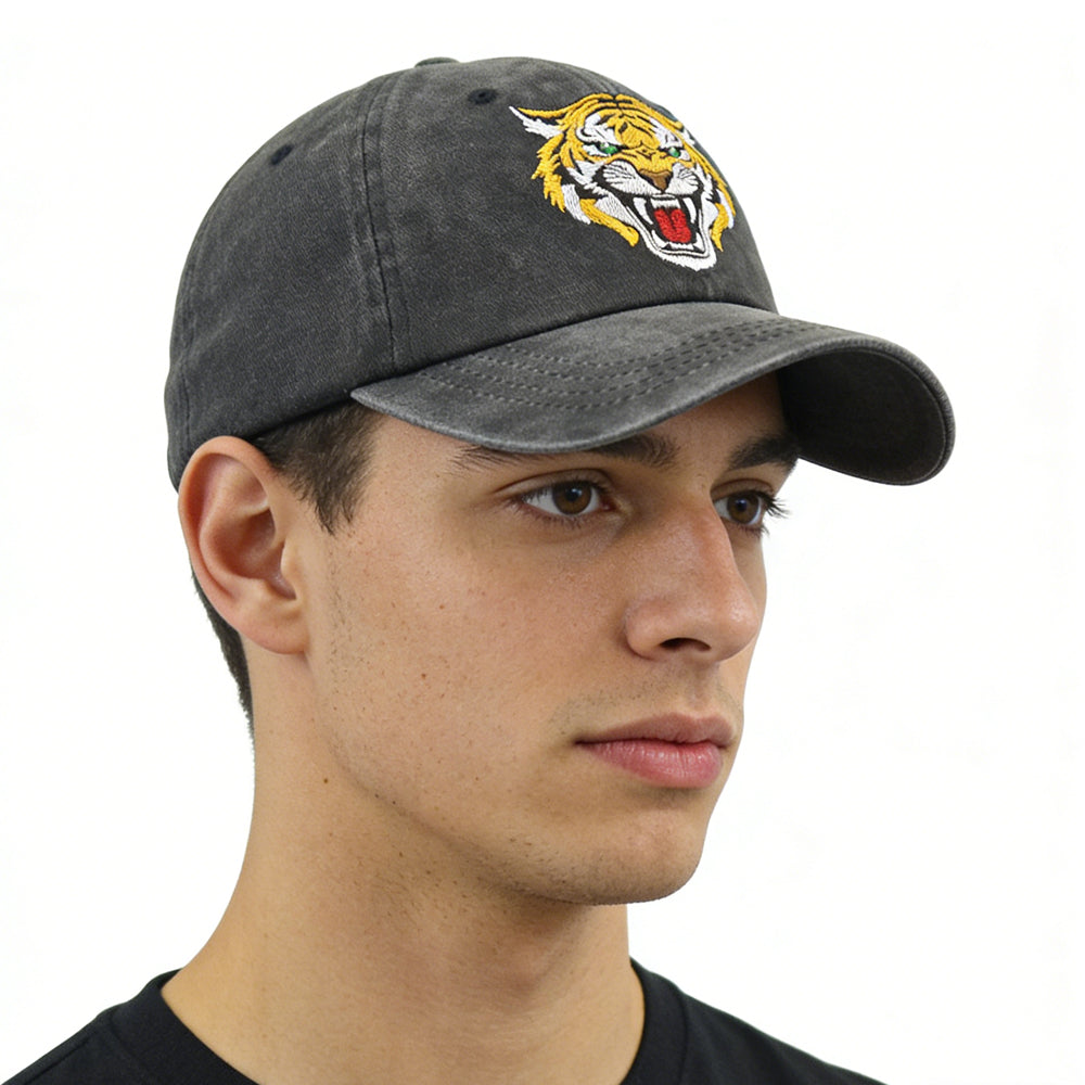 Tiger Hat For Men Women, Tiger Gifts For Tiger Lovers, Classic Cotton Wild Animals Embroidered Baseball Cap