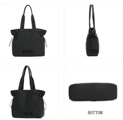 18L Side-Cinch Shopper Bags Lightweight Shoulder Bag Tote Handbag For Shopping Workout Beach Travel