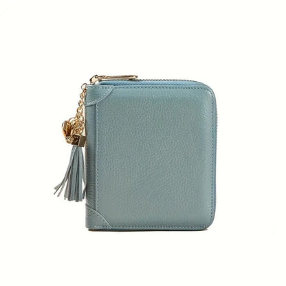 Mini Credit Card Holder For Women RFID Blocking Multifunctional Zipper Coin Purse Large Capacity Card Holder Credit Card Holders Credit Card Case