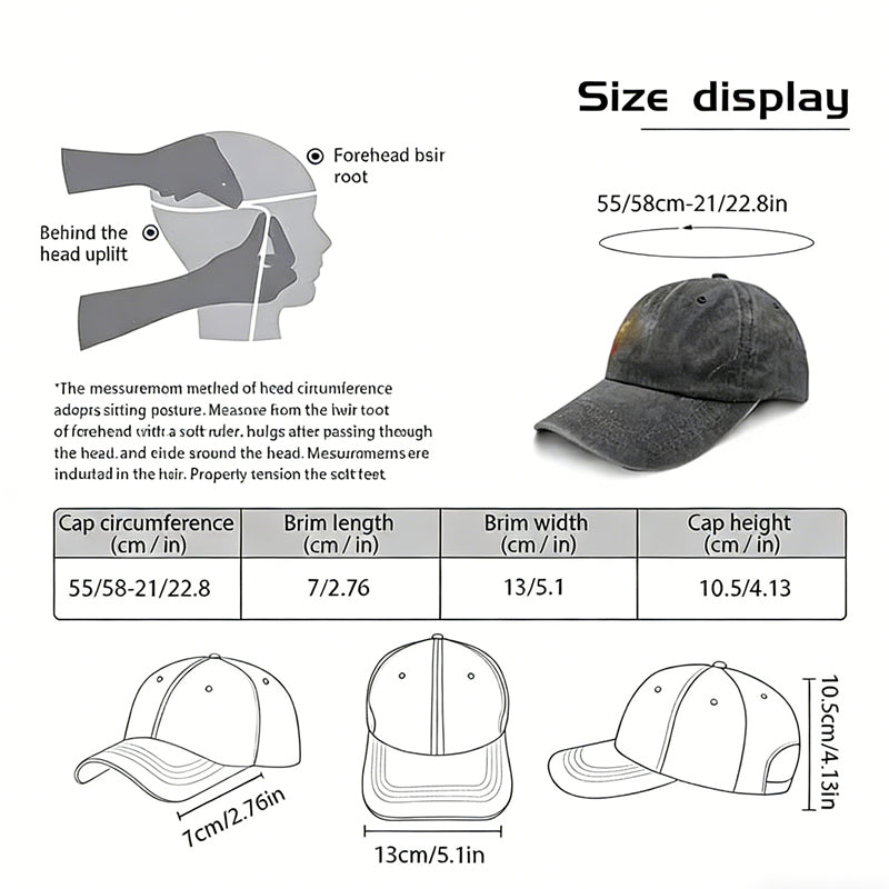 Embroidered Bald Eagle Head Hats