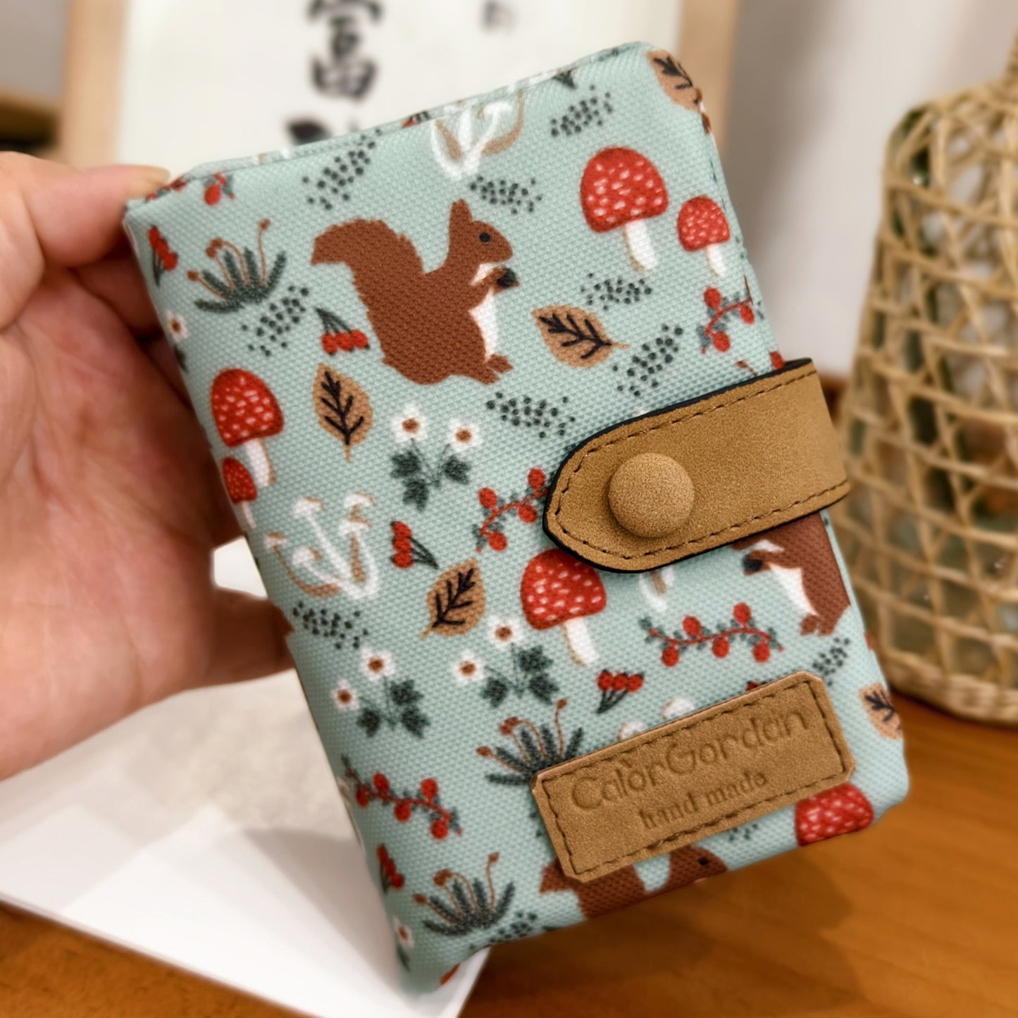 Multifunctional Tri-fold Fashion Multi-card-slot Printed Wallet