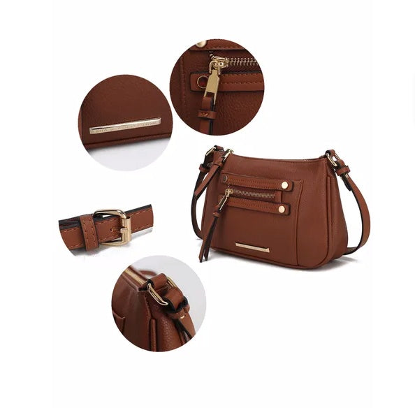 MKF Collection Essie Crossbody Handbag Vegn Leather By Mia K