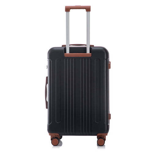 20 24 28 3 Pcs Set In ABS Spinner Wheel Luggage, Carry On Suitcase, Matching Color, TSA Combination Lock
